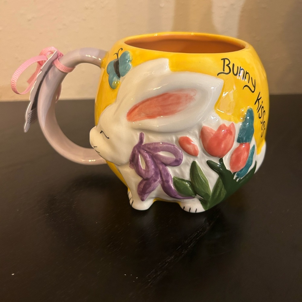 Blue Sky Bunny Kisses Easter Mug